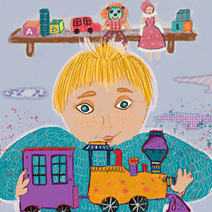 Orestes at toystore-Ο Ορέστης και τα Χ(ρ)ώματα